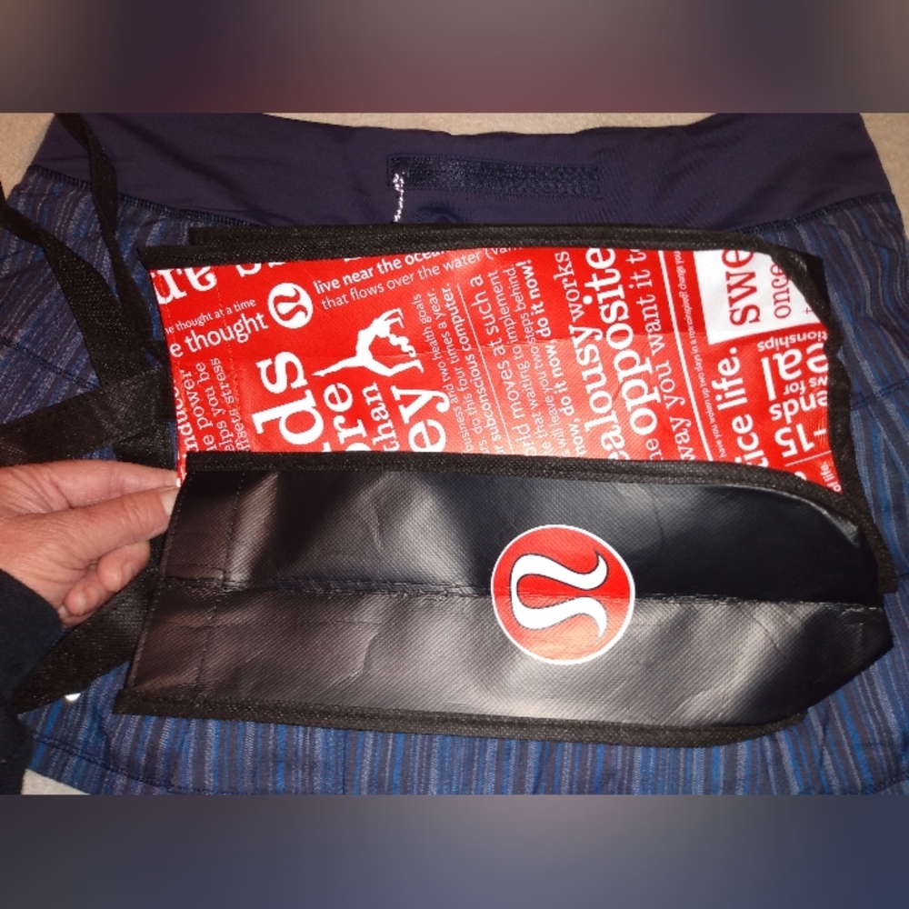 New With Tags Rare Collectors Lululemon Athletica Women's sz 10 Skort w/Tote Bag